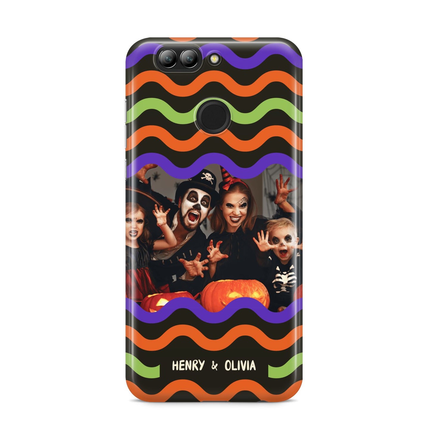 Personalised Halloween Colours Photo Huawei Nova 2s Phone Case