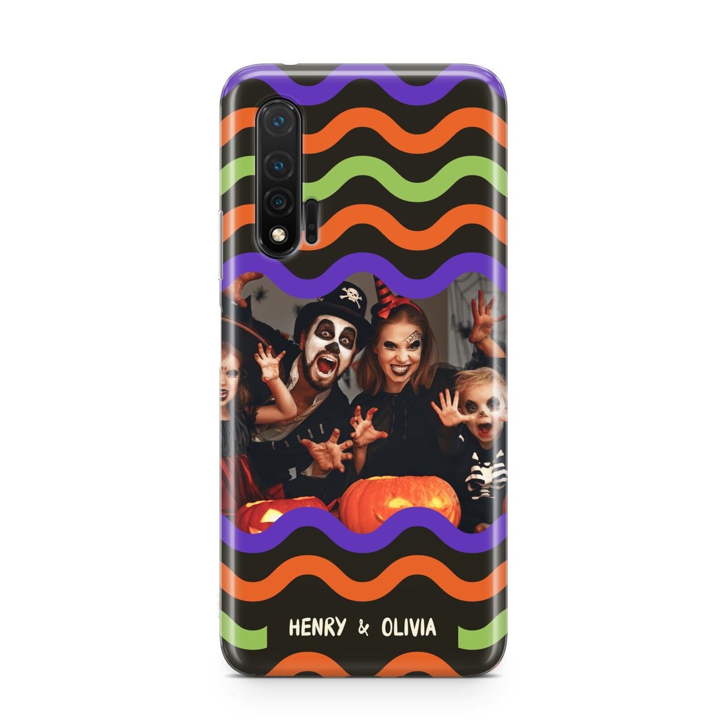 Personalised Halloween Colours Photo Huawei Nova 6 Phone Case