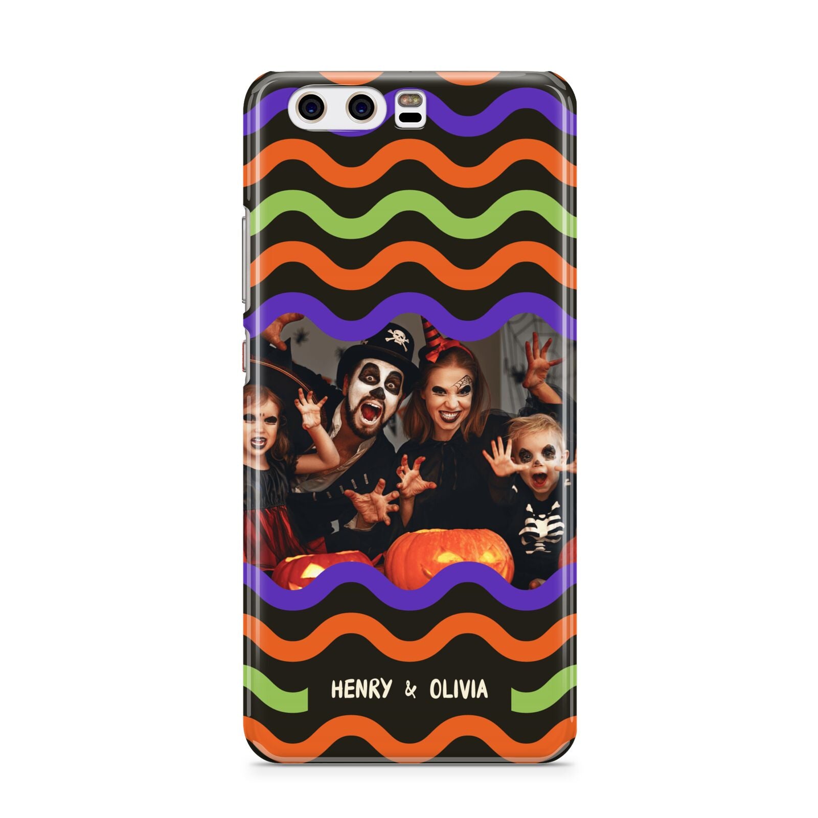 Personalised Halloween Colours Photo Huawei P10 Phone Case