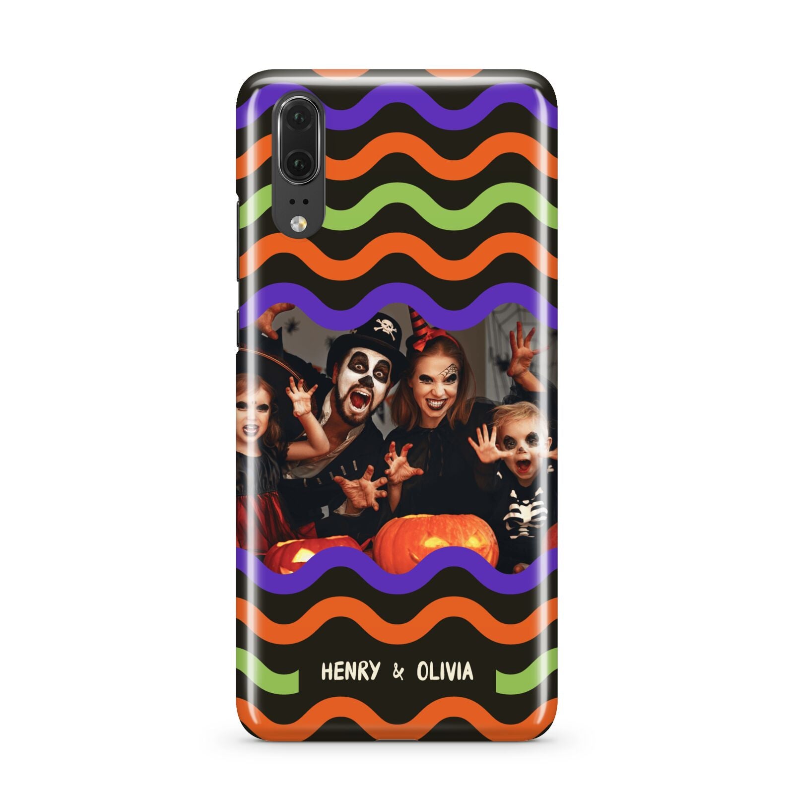 Personalised Halloween Colours Photo Huawei P20 Phone Case