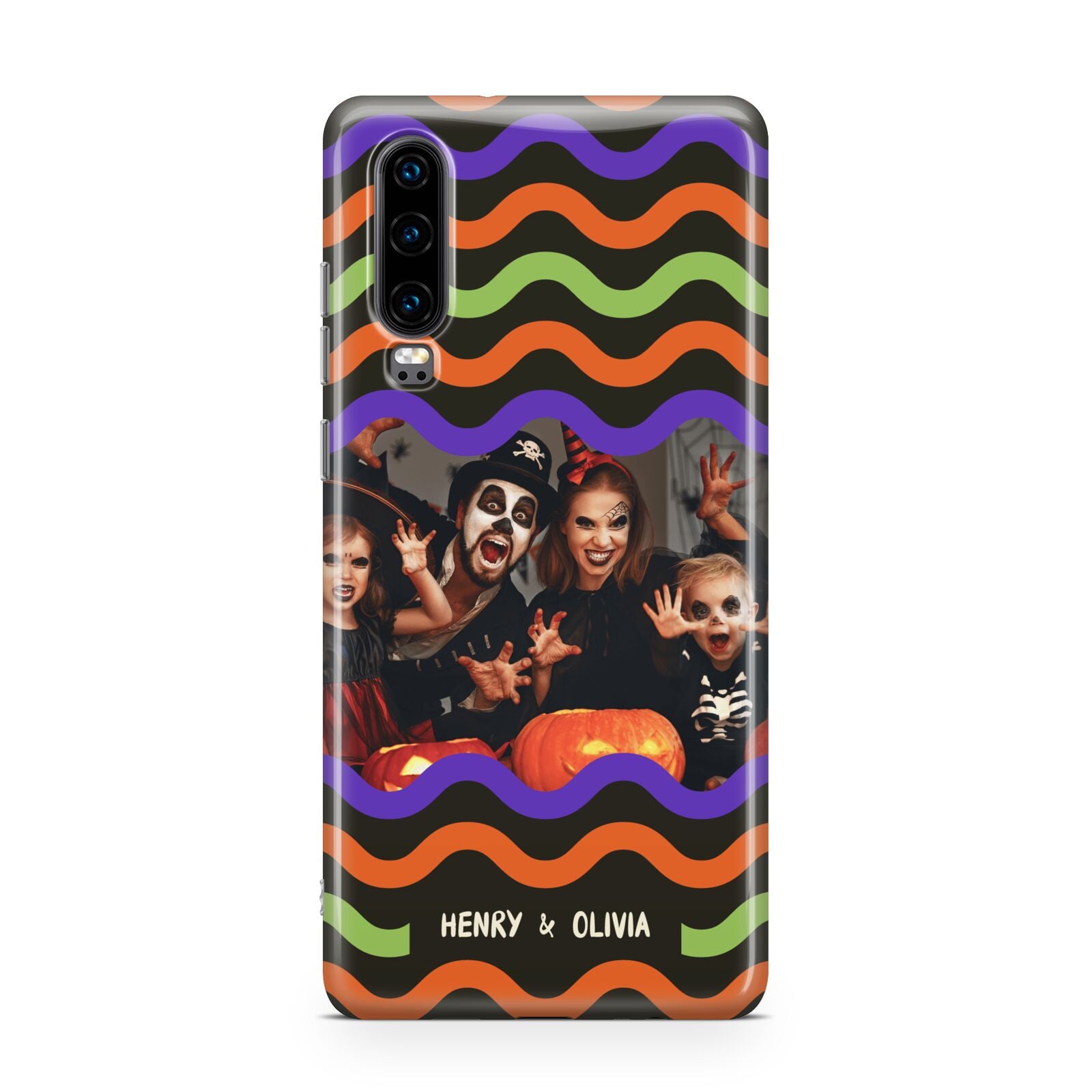 Personalised Halloween Colours Photo Huawei P30 Phone Case