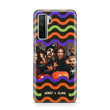 Personalised Halloween Colours Photo Huawei P40 Lite 5G Phone Case