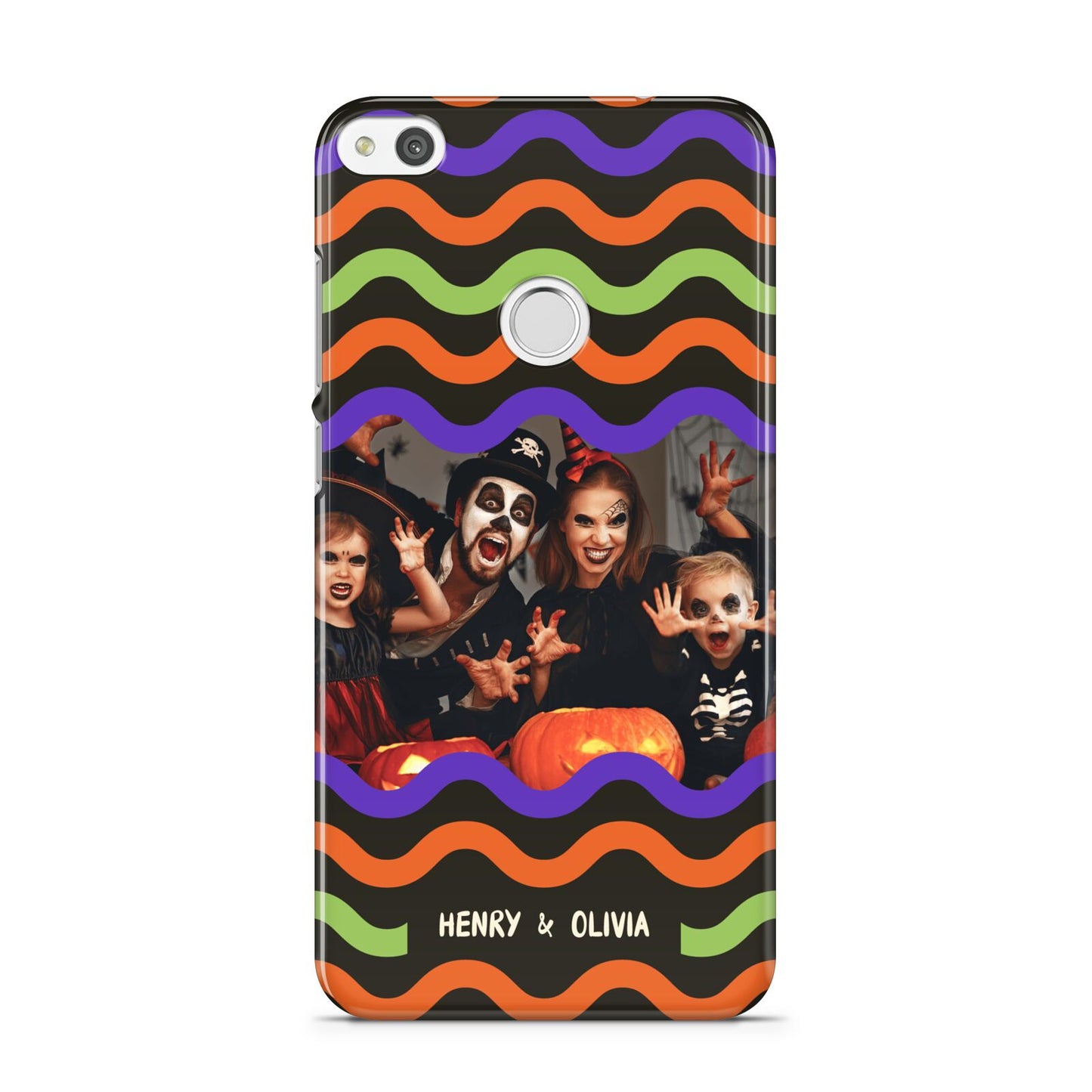 Personalised Halloween Colours Photo Huawei P8 Lite Case