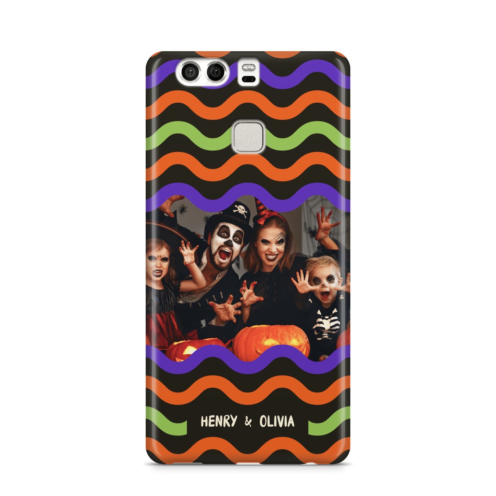 Personalised Halloween Colours Photo Huawei P9 Case