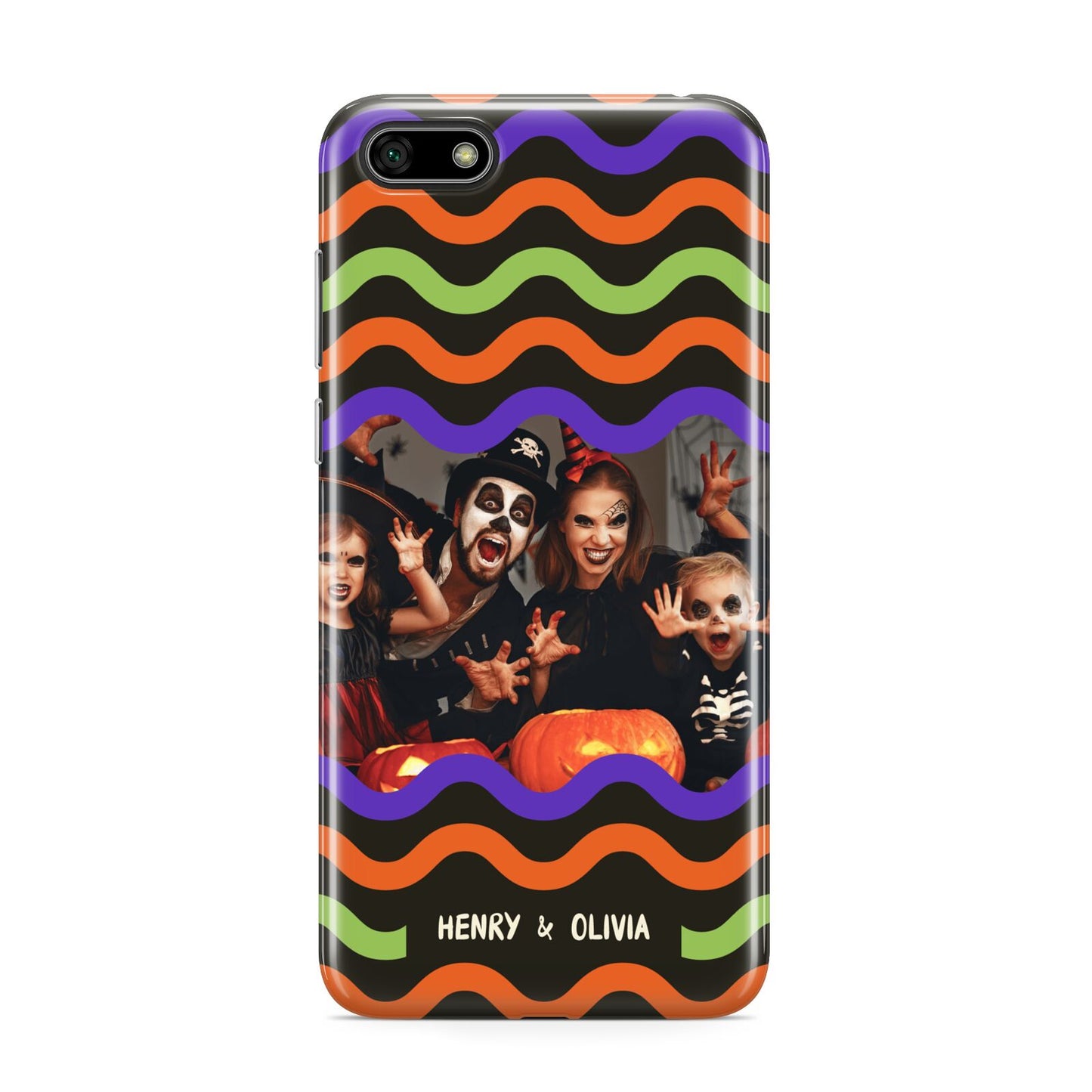 Personalised Halloween Colours Photo Huawei Y5 Prime 2018 Phone Case