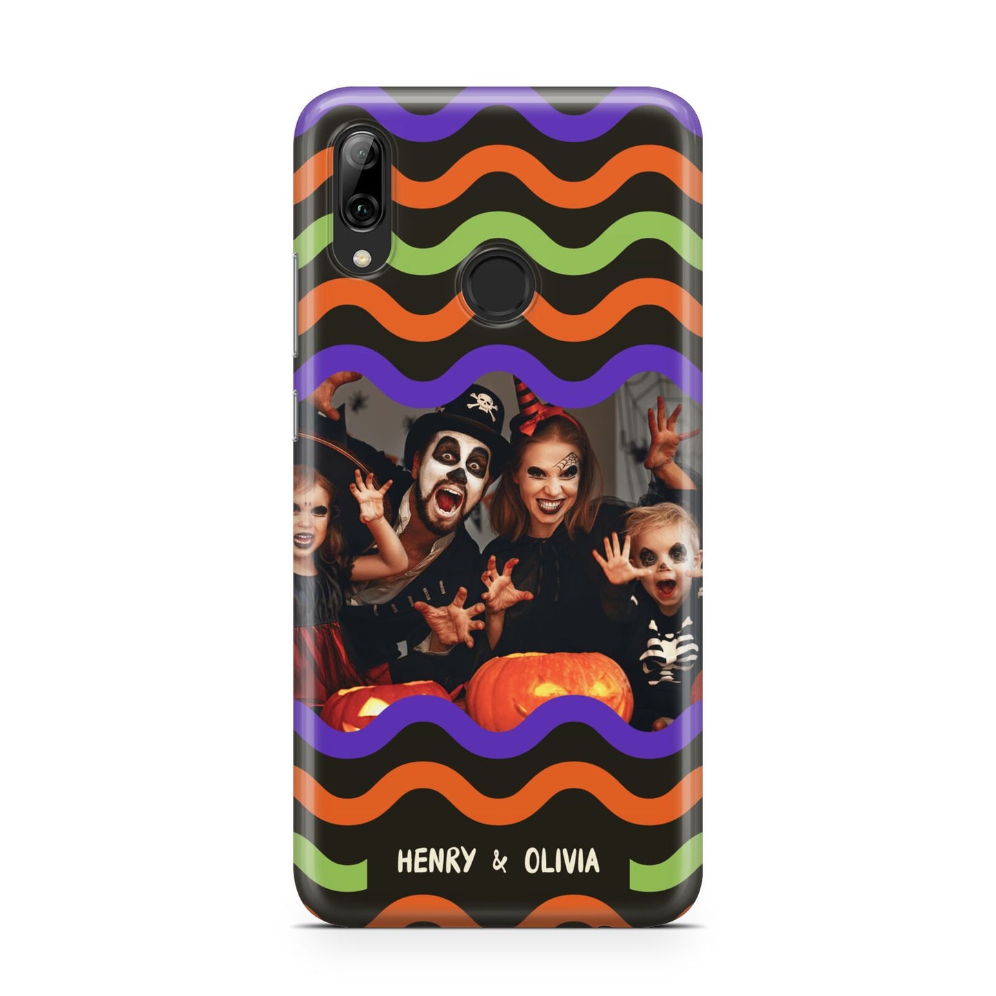 Personalised Halloween Colours Photo Huawei Y7 2019