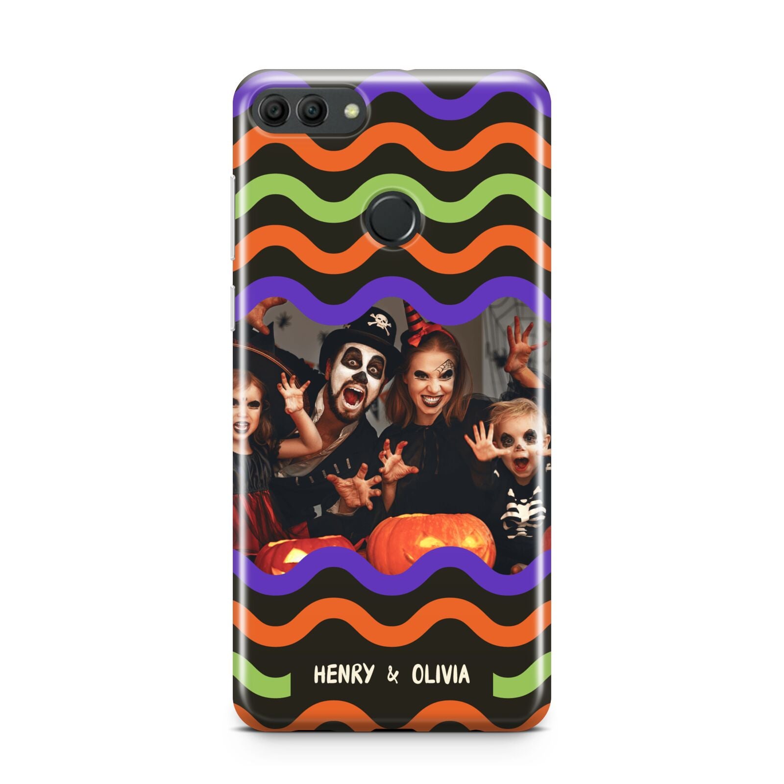 Personalised Halloween Colours Photo Huawei Y9 2018