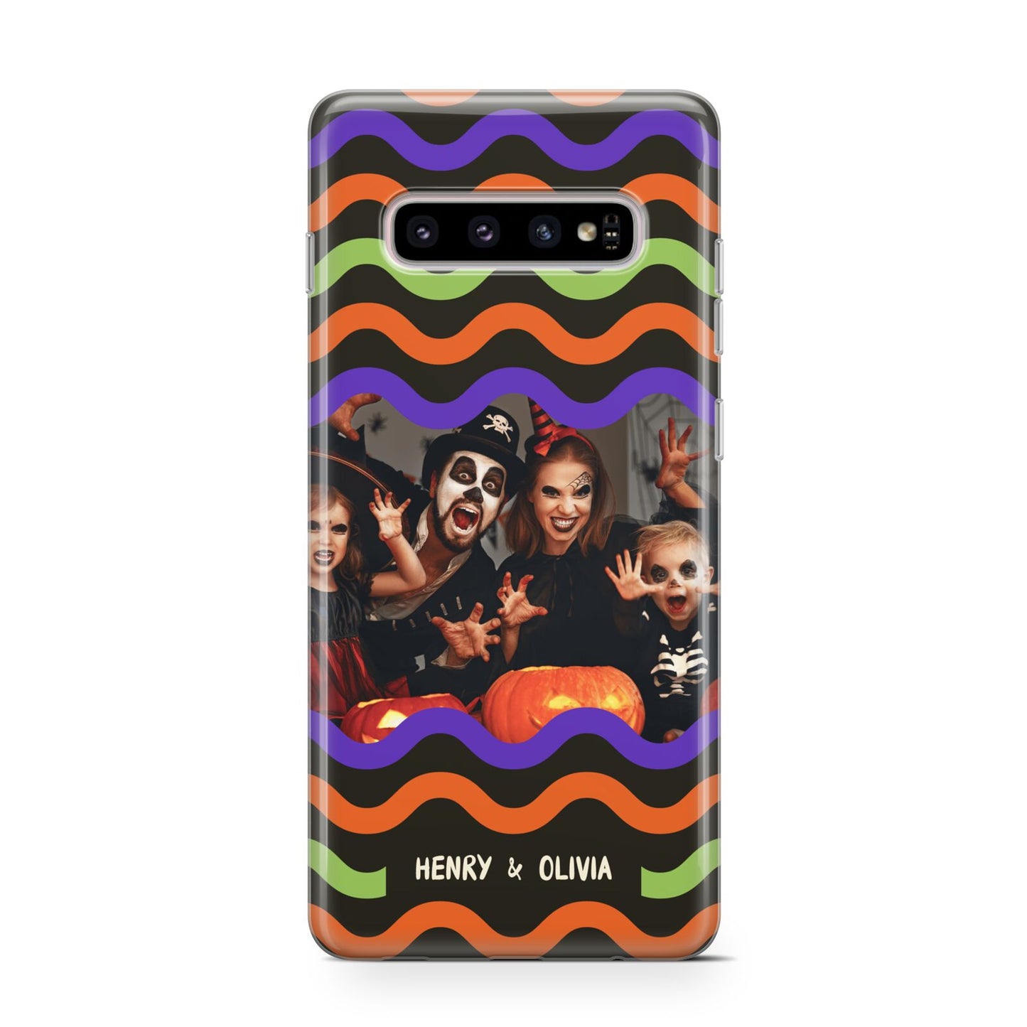 Personalised Halloween Colours Photo Protective Samsung Galaxy Case