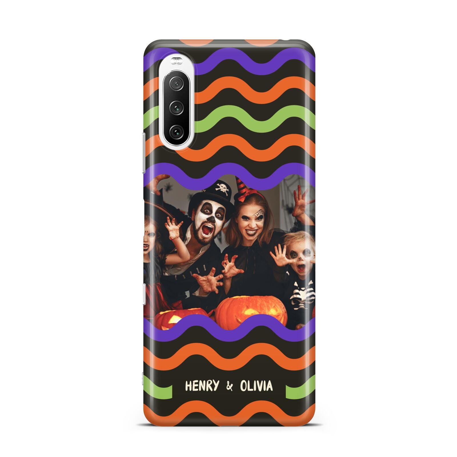 Personalised Halloween Colours Photo Sony Xperia 10 III Case