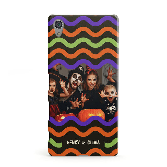 Personalised Halloween Colours Photo Sony Xperia Case