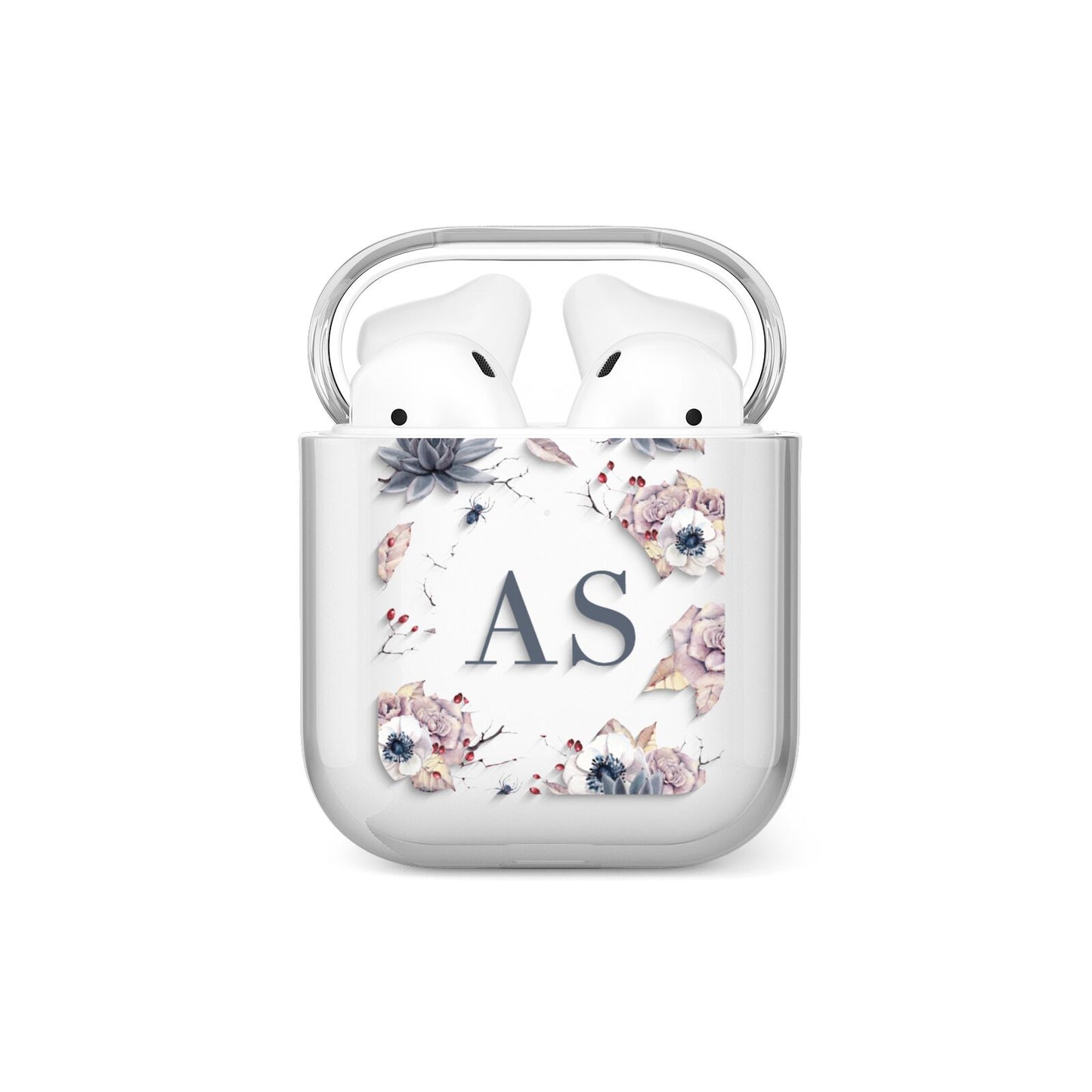 Personalised Halloween Floral AirPods Case