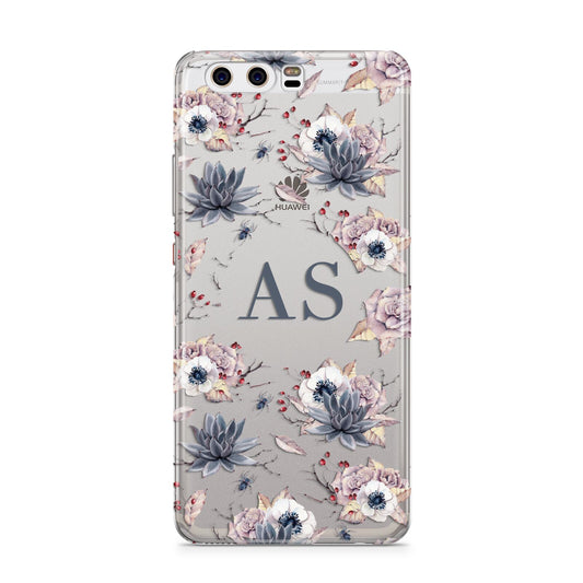 Personalised Halloween Floral Huawei P10 Phone Case