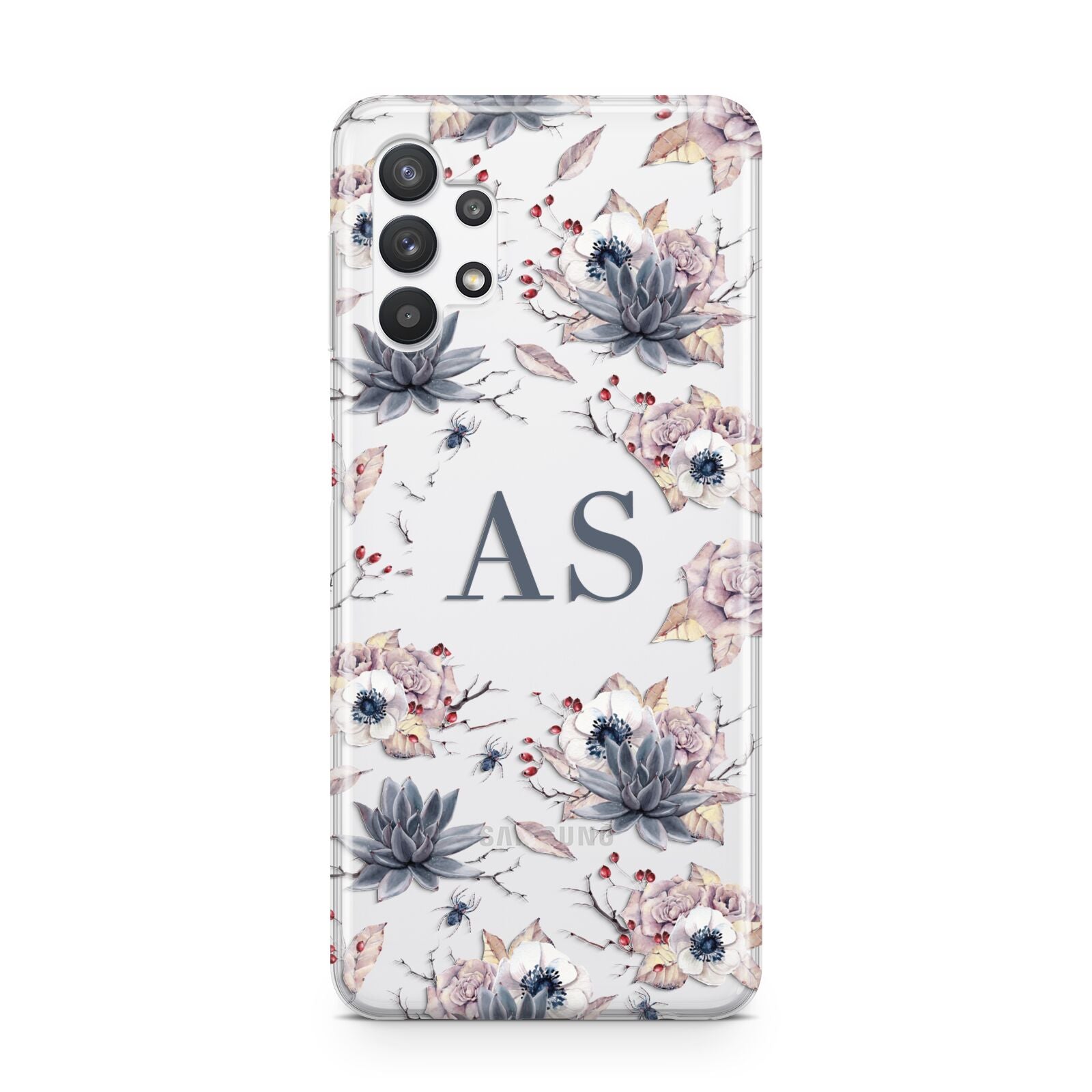 Personalised Halloween Floral Samsung A32 5G Case