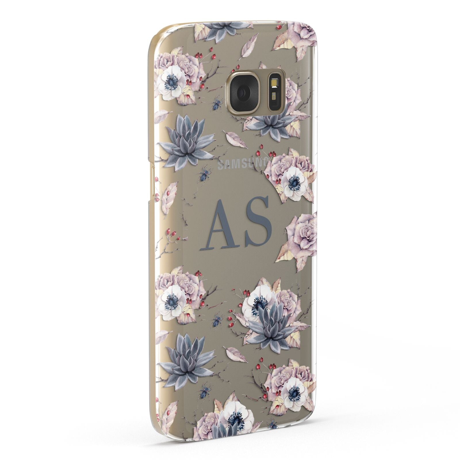 Personalised Halloween Floral Samsung Galaxy Case Fourty Five Degrees