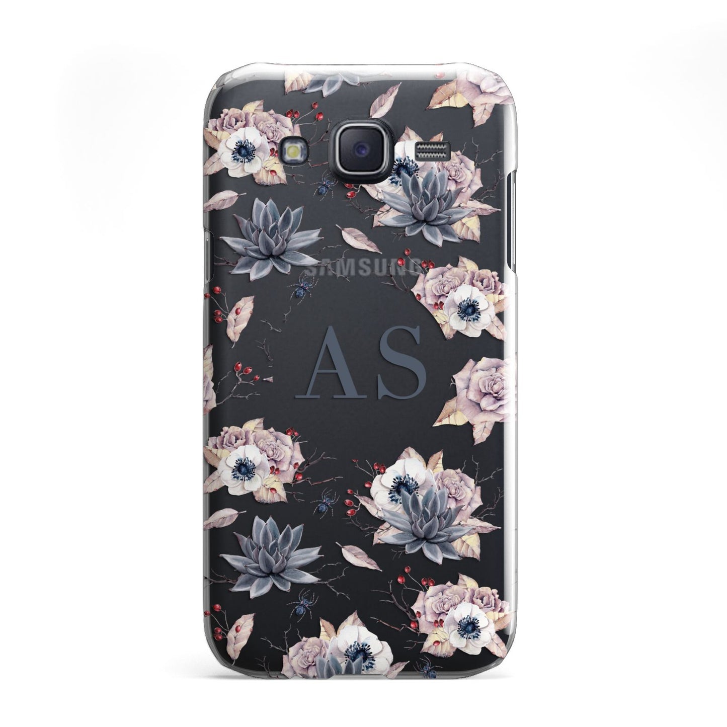 Personalised Halloween Floral Samsung Galaxy J5 Case