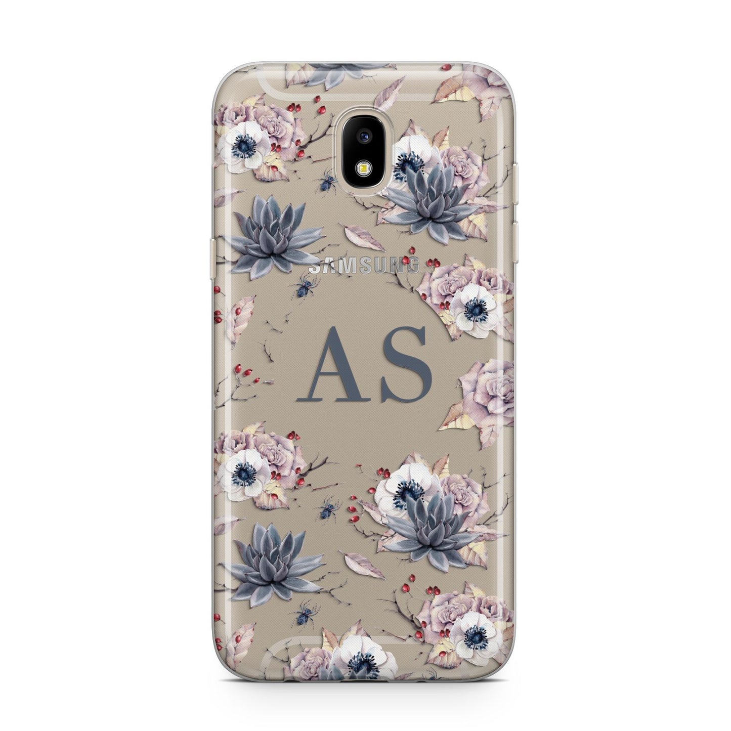 Personalised Halloween Floral Samsung J5 2017 Case