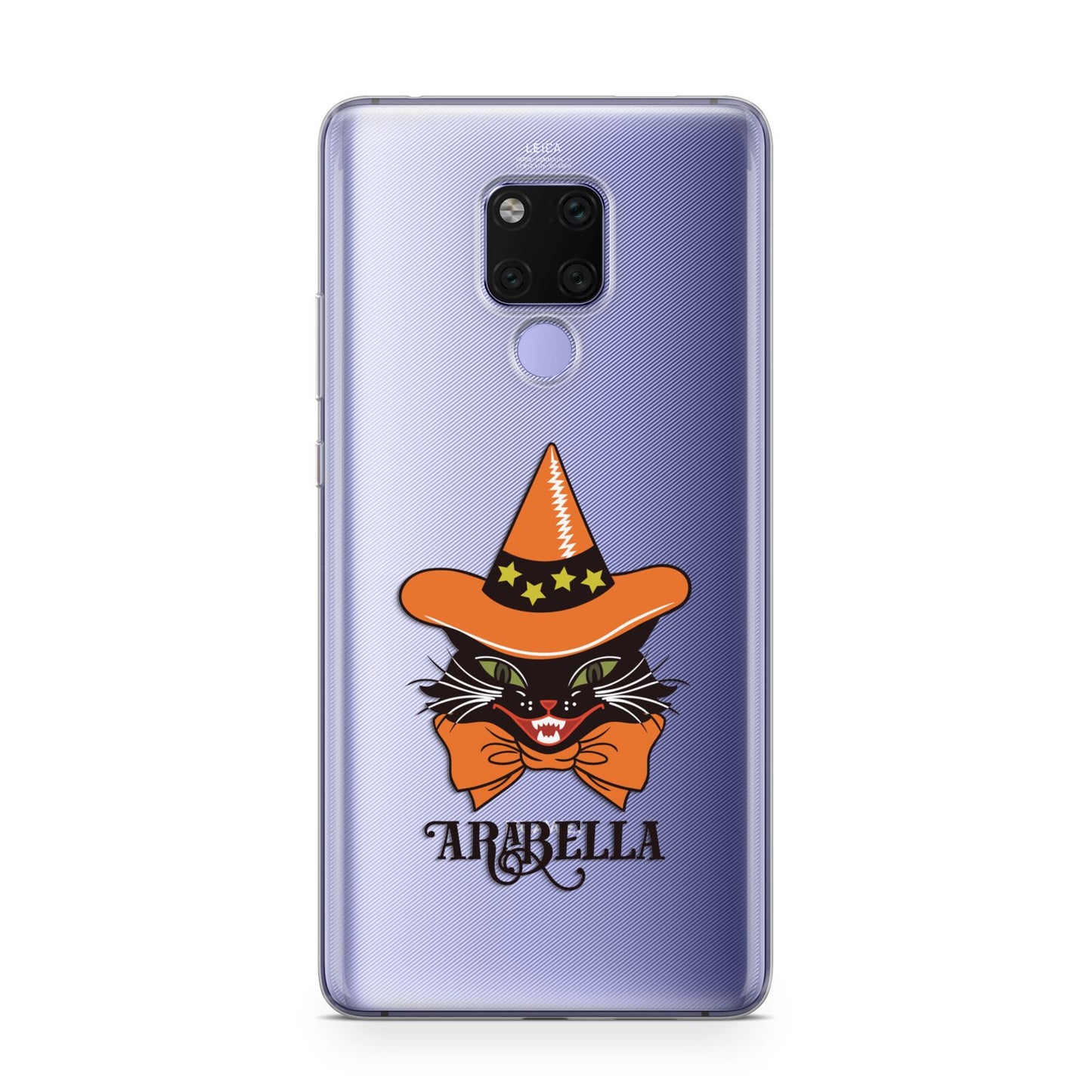 Personalised Halloween Hat Cat Huawei Mate 20X Phone Case