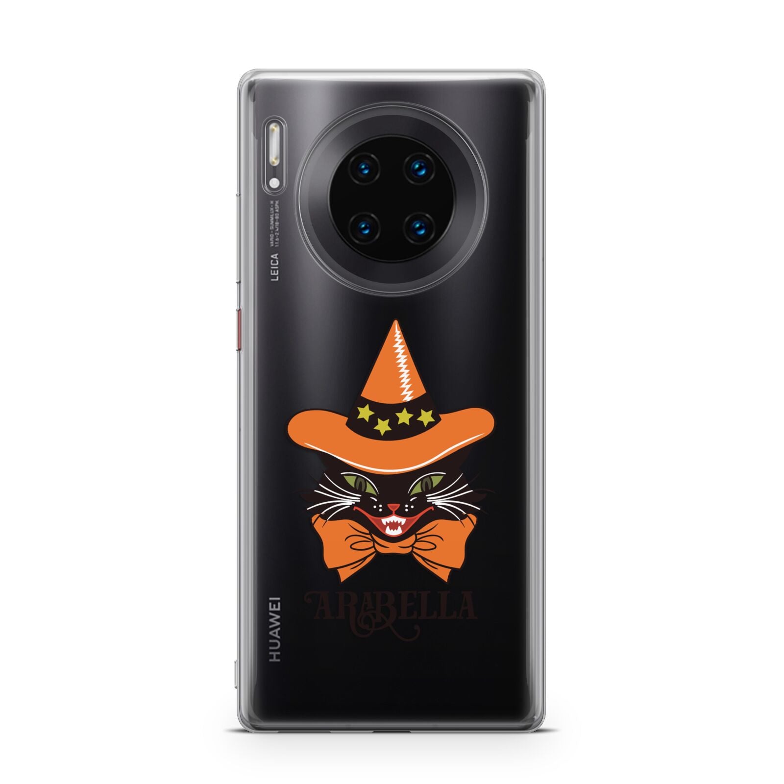 Personalised Halloween Hat Cat Huawei Mate 30 Pro Phone Case