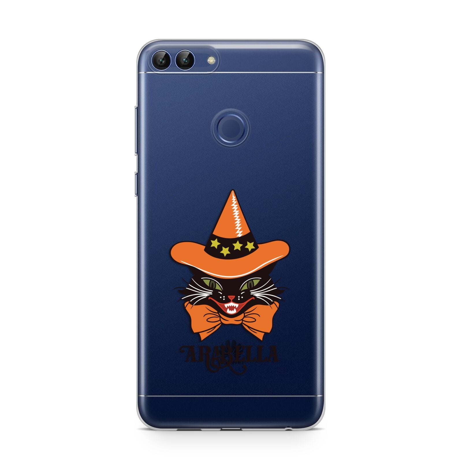 Personalised Halloween Hat Cat Huawei P Smart Case