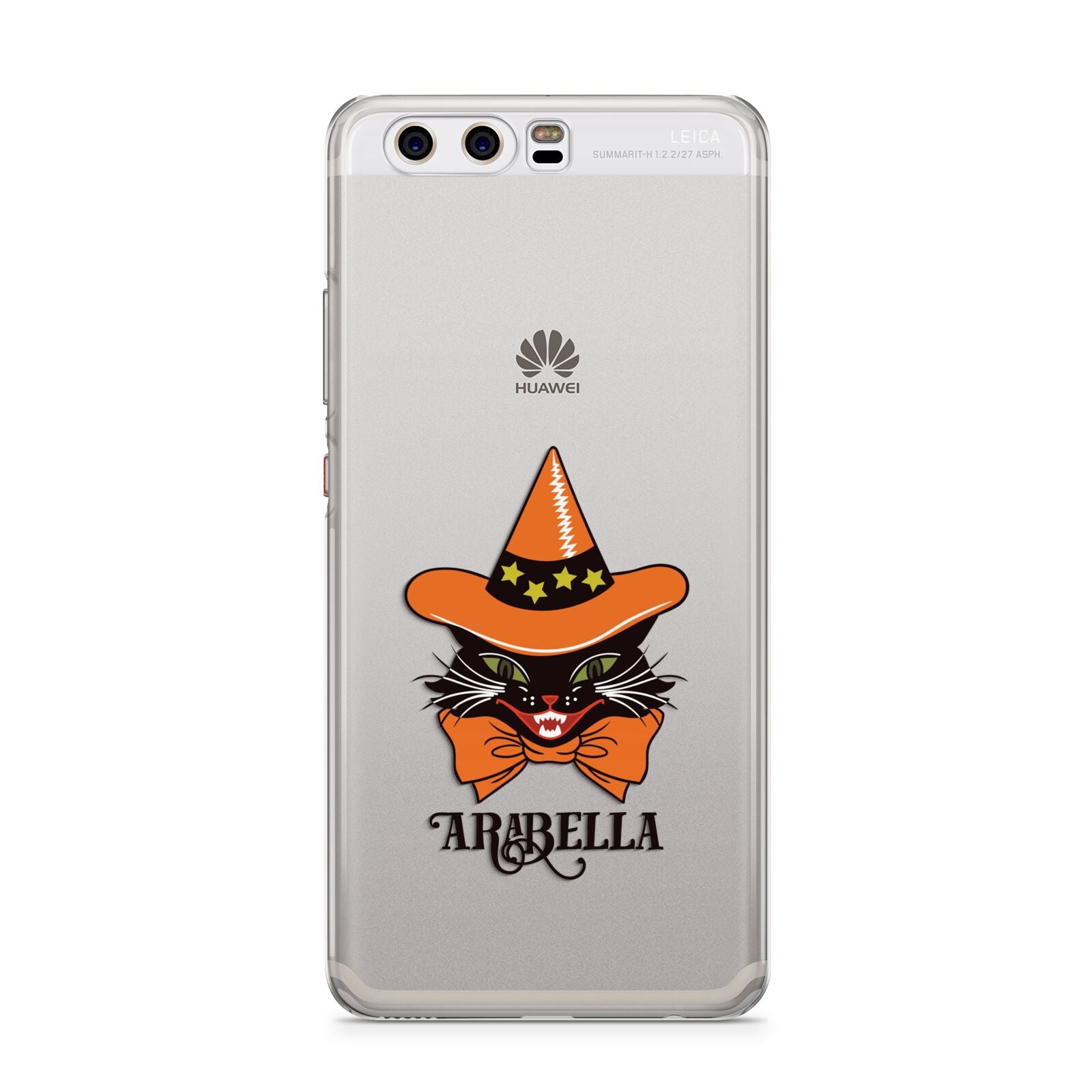 Personalised Halloween Hat Cat Huawei P10 Phone Case