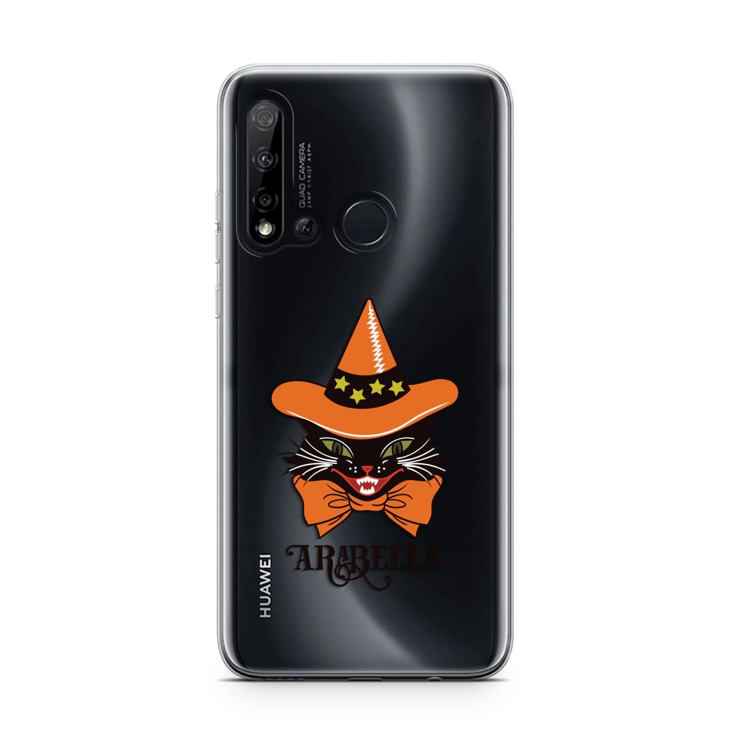 Personalised Halloween Hat Cat Huawei P20 Lite 5G Phone Case