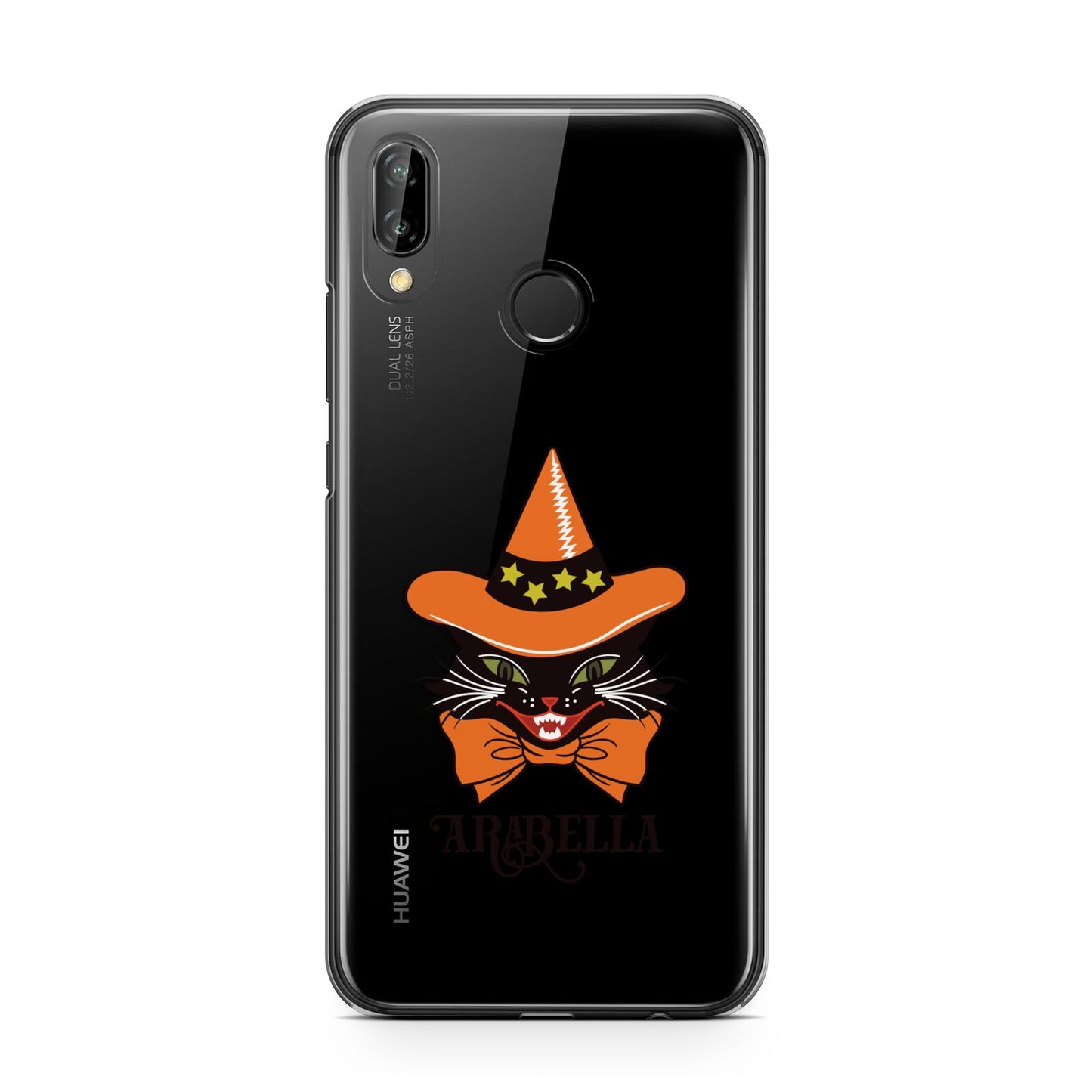 Personalised Halloween Hat Cat Huawei P20 Lite Phone Case