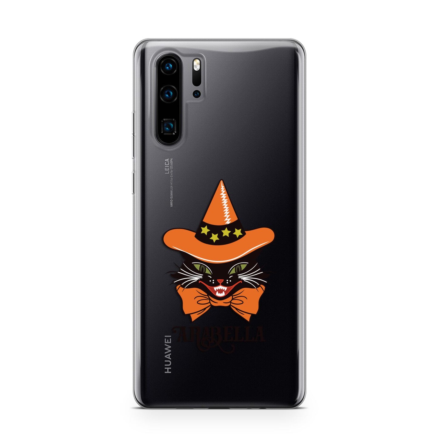 Personalised Halloween Hat Cat Huawei P30 Pro Phone Case