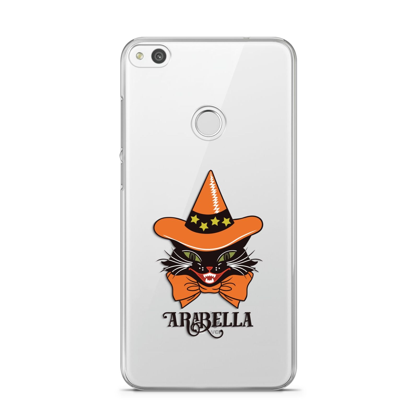 Personalised Halloween Hat Cat Huawei P8 Lite Case