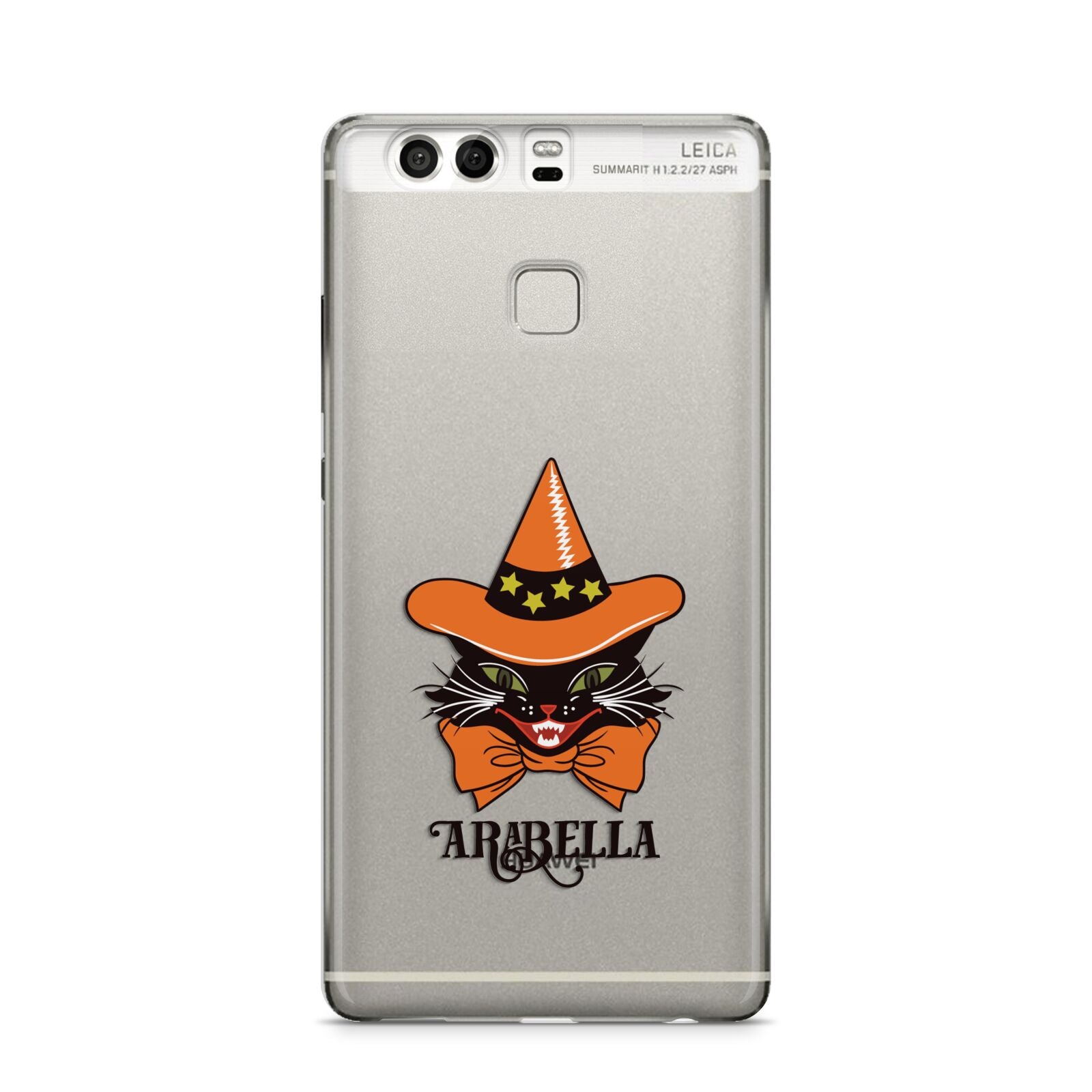 Personalised Halloween Hat Cat Huawei P9 Case