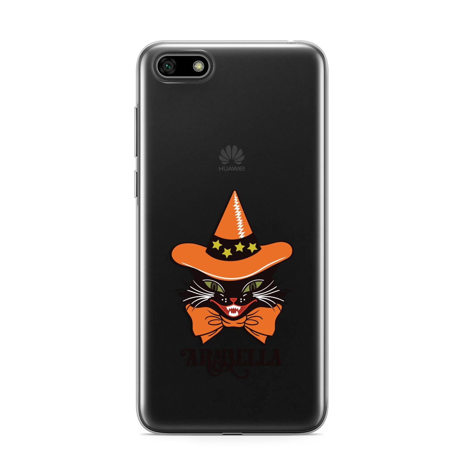 Personalised Halloween Hat Cat Huawei Y5 Prime 2018 Phone Case