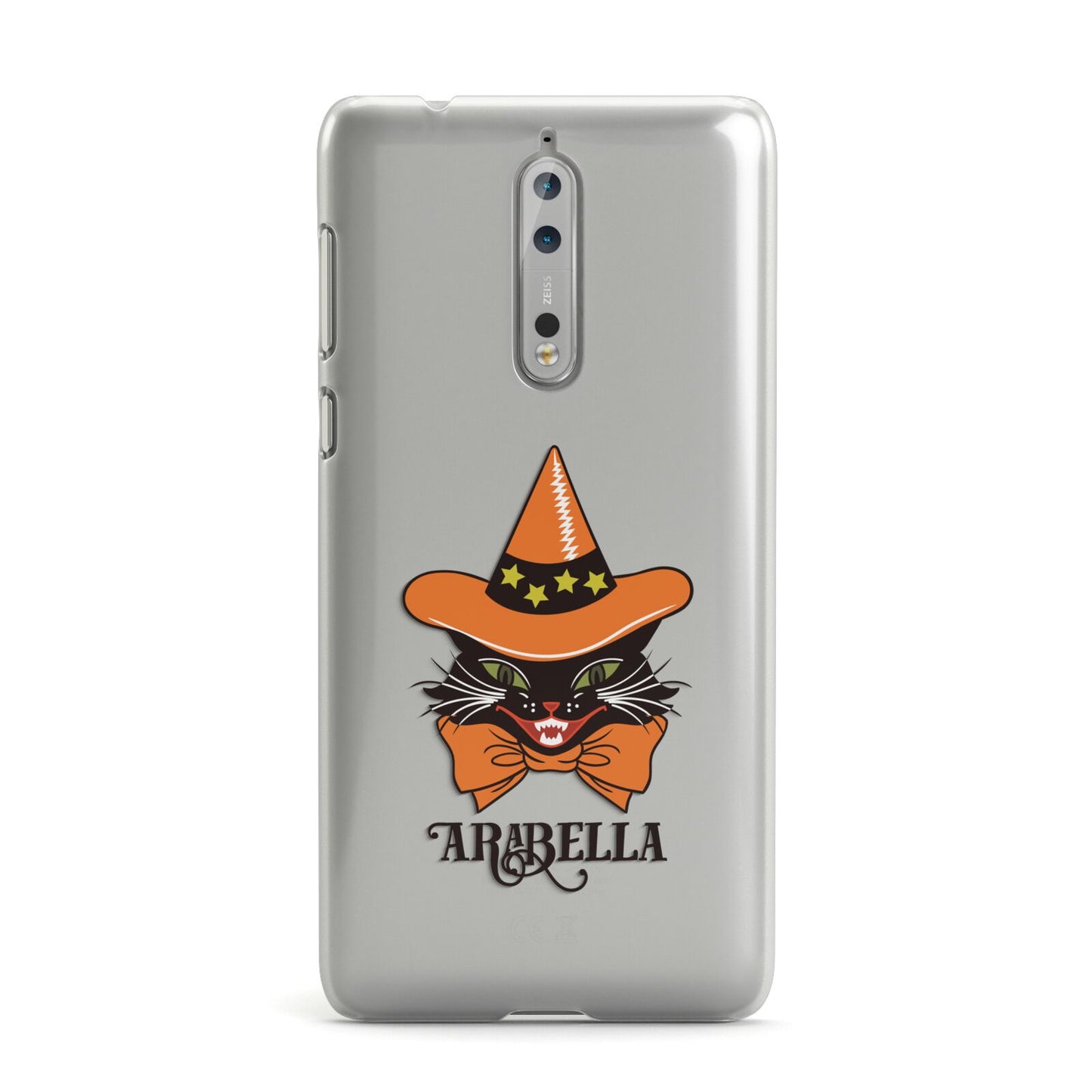 Personalised Halloween Hat Cat Nokia Case