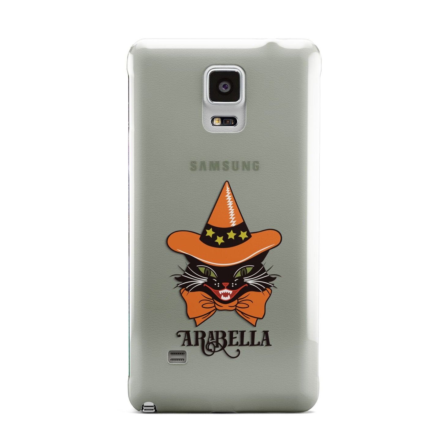 Personalised Halloween Hat Cat Samsung Galaxy Note 4 Case