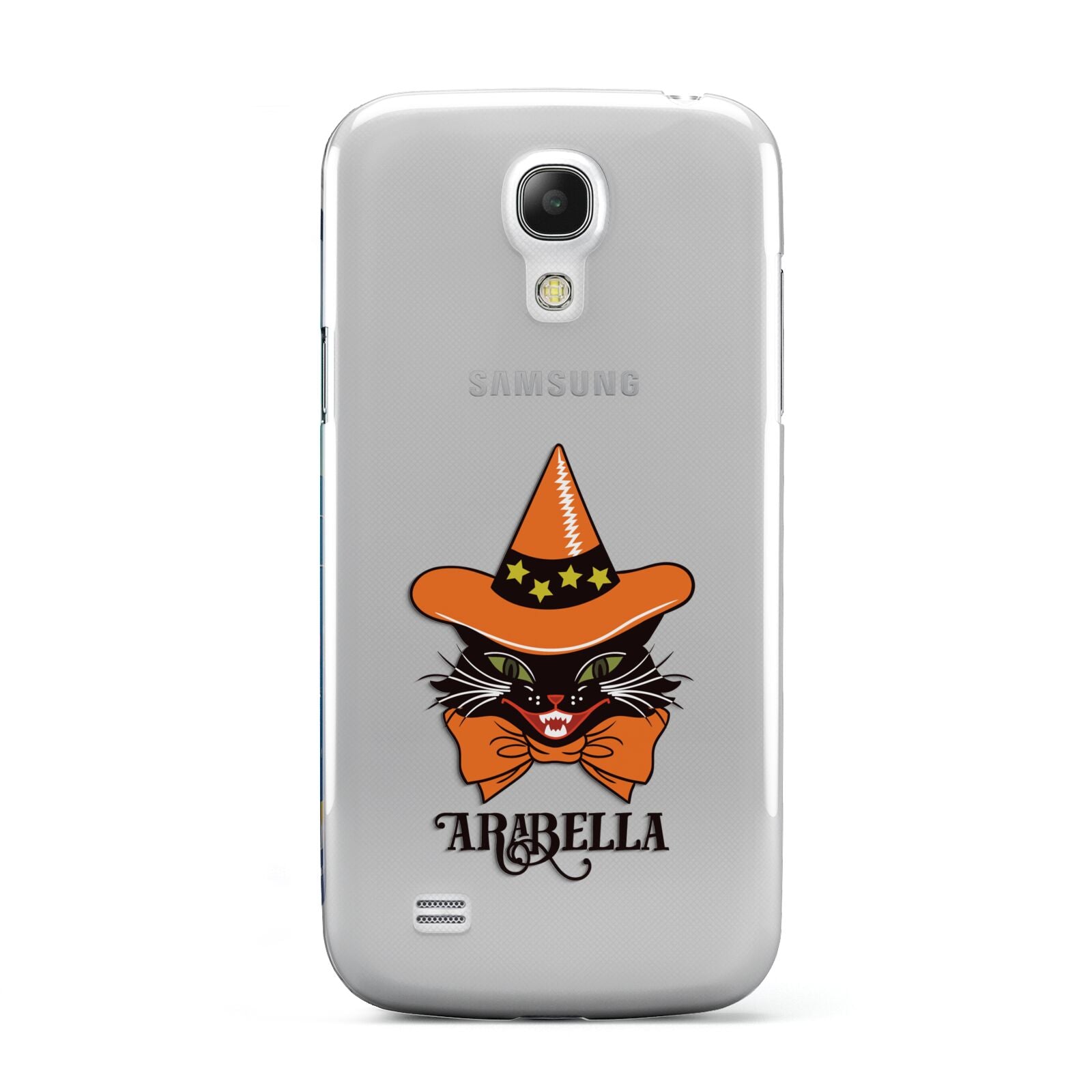 Personalised Halloween Hat Cat Samsung Galaxy S4 Mini Case