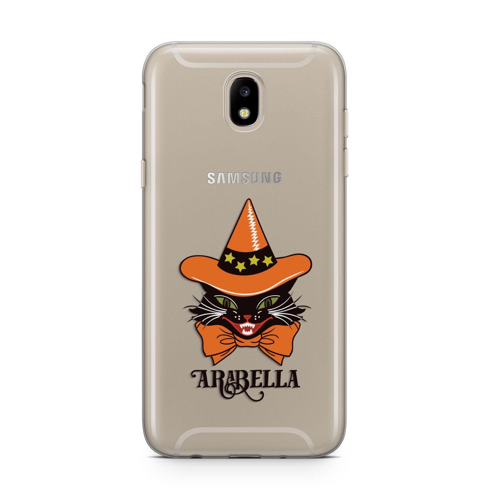 Personalised Halloween Hat Cat Samsung J5 2017 Case