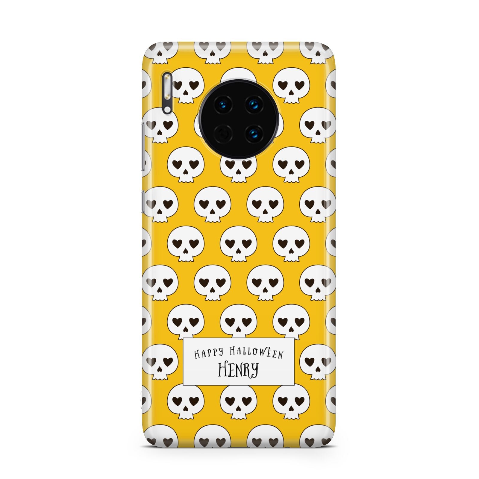 Personalised Halloween Heart Skulls Huawei Mate 30