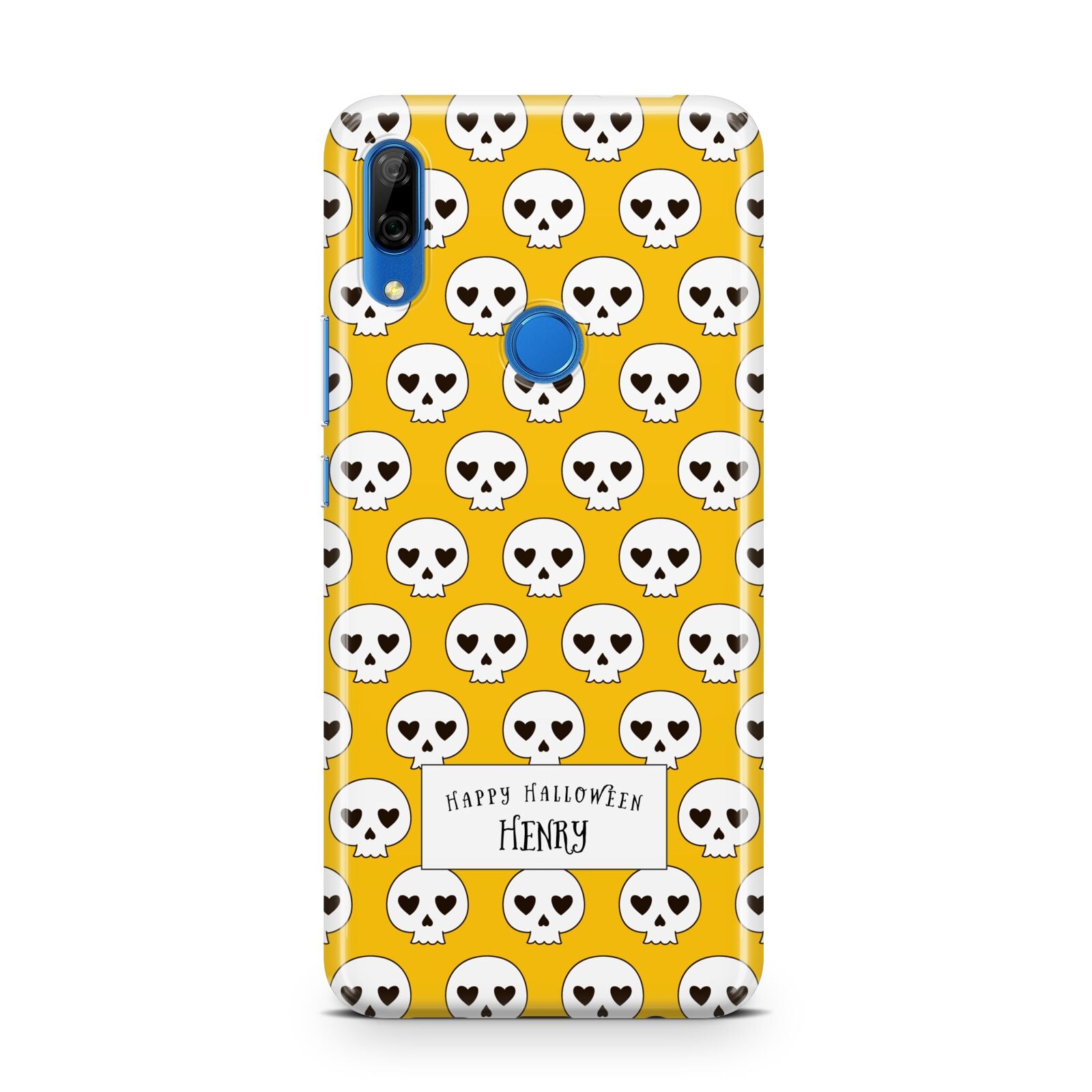 Personalised Halloween Heart Skulls Huawei P Smart Z