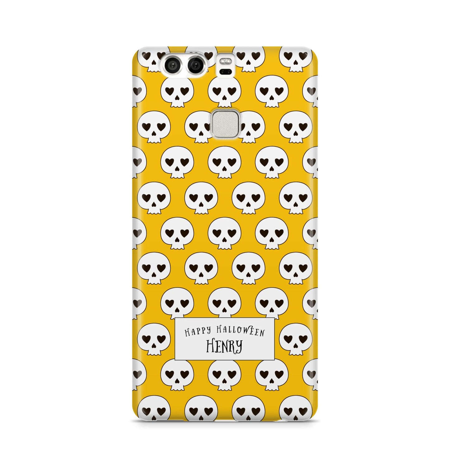 Personalised Halloween Heart Skulls Huawei P9 Case