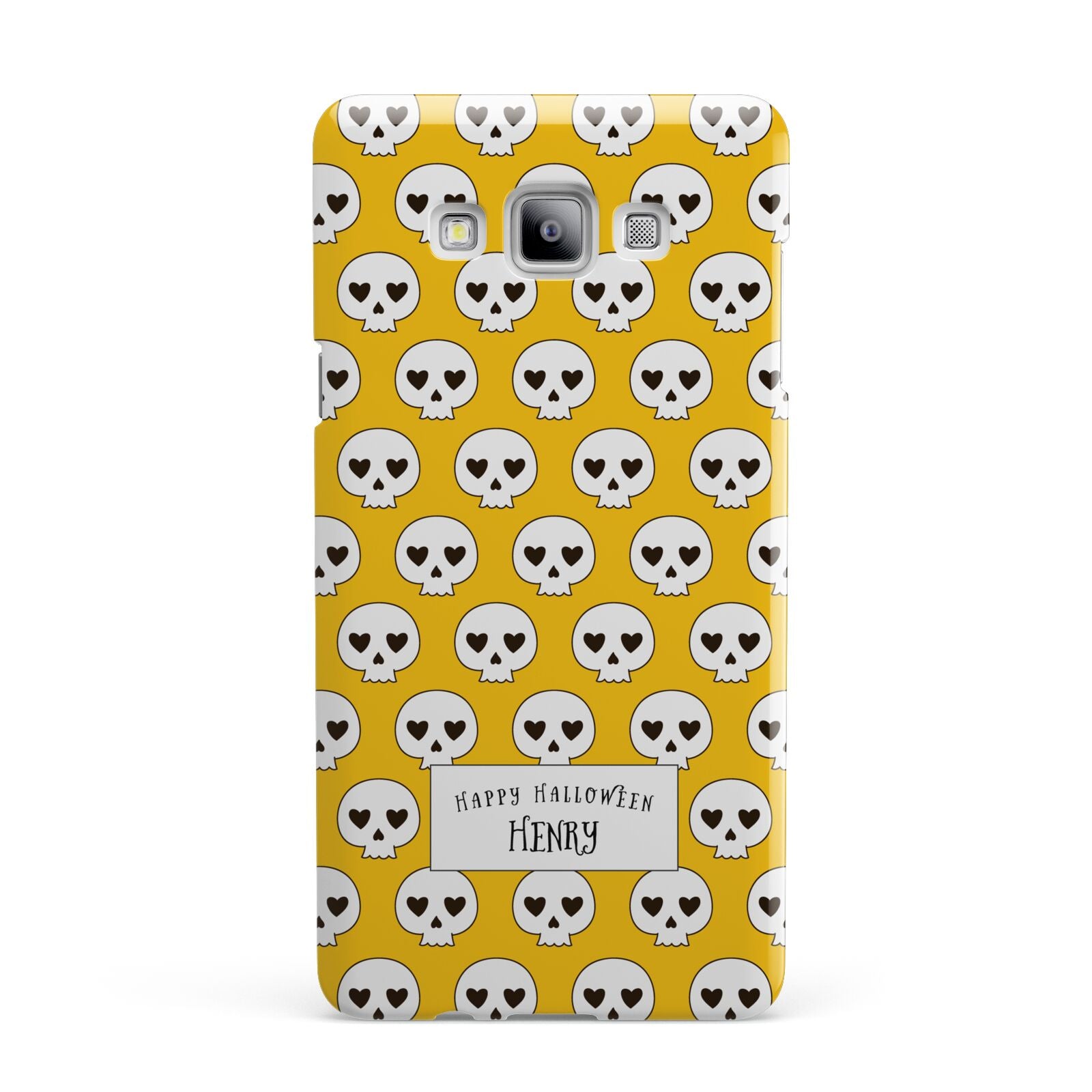 Personalised Halloween Heart Skulls Samsung Galaxy A7 2015 Case