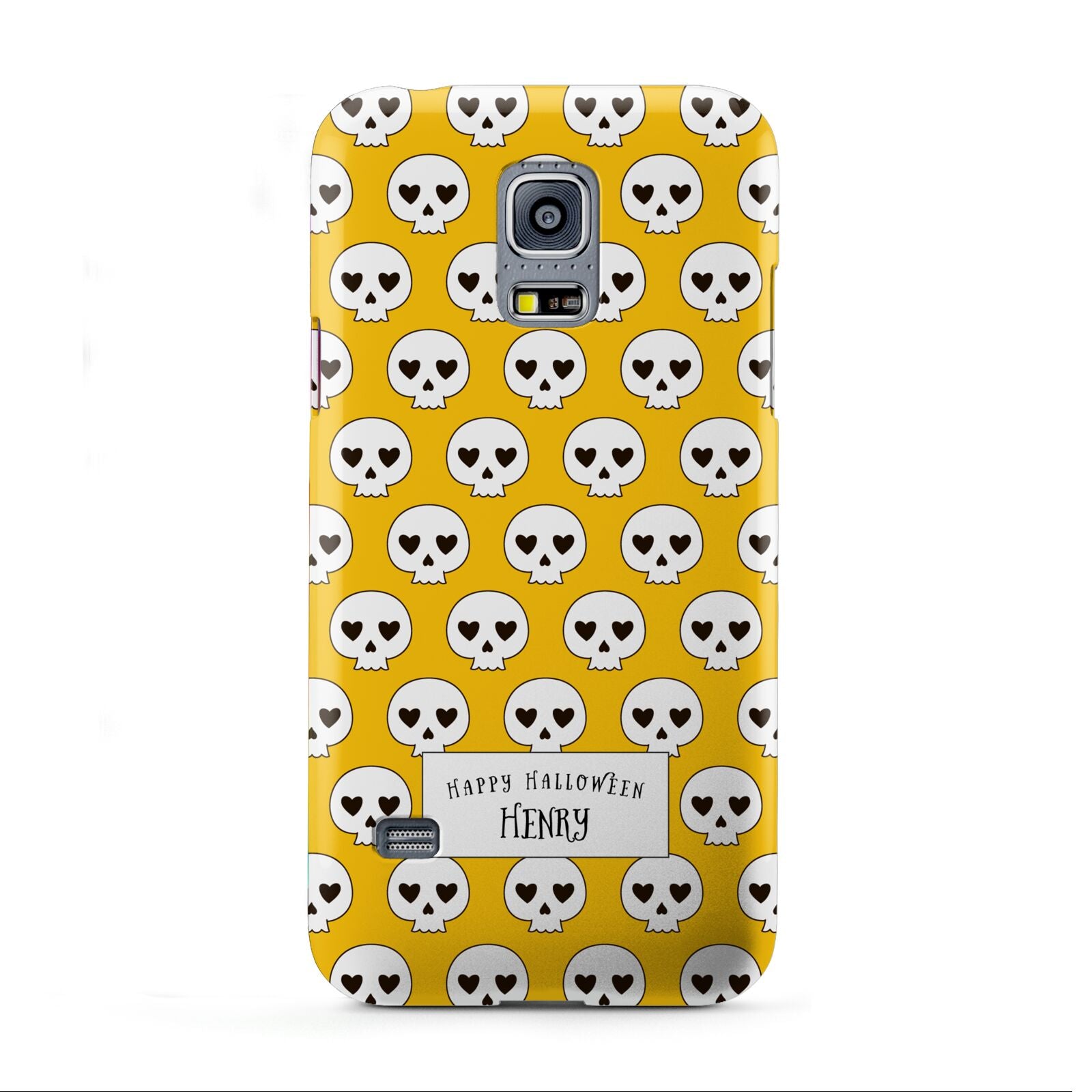 Personalised Halloween Heart Skulls Samsung Galaxy S5 Mini Case