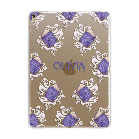 Personalised Halloween Magic Spell Apple iPad Gold Case