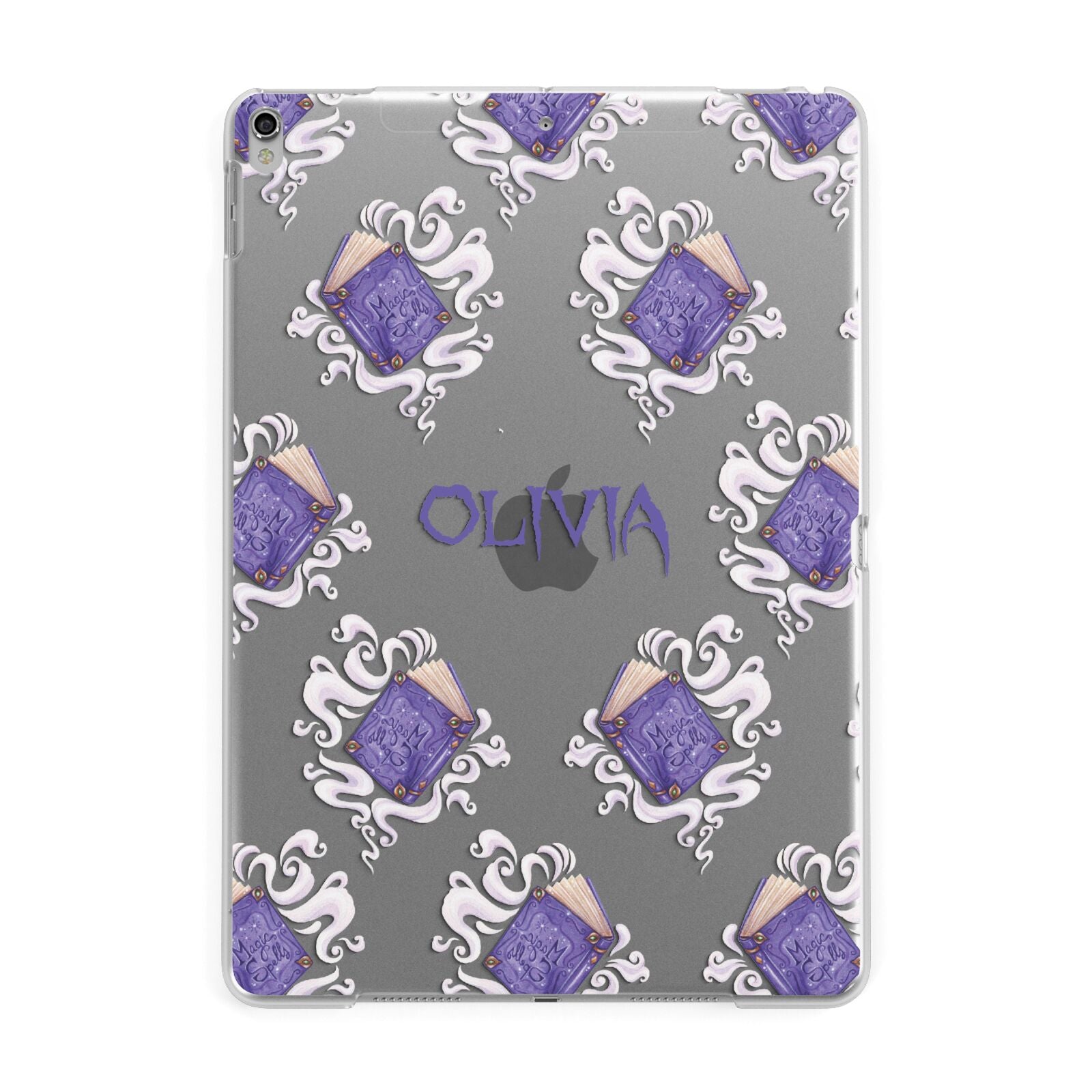 Personalised Halloween Magic Spell Apple iPad Silver Case