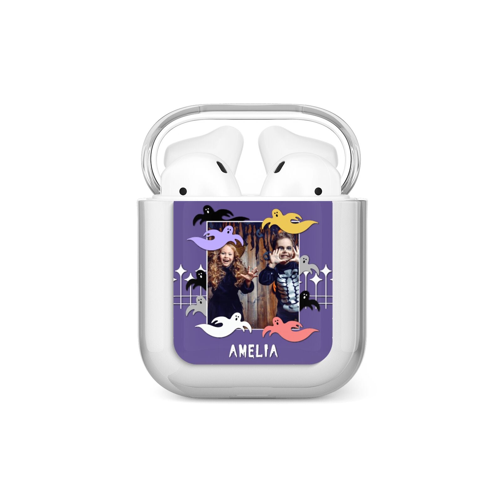 Personalised Halloween Photo Upload AirPods Case