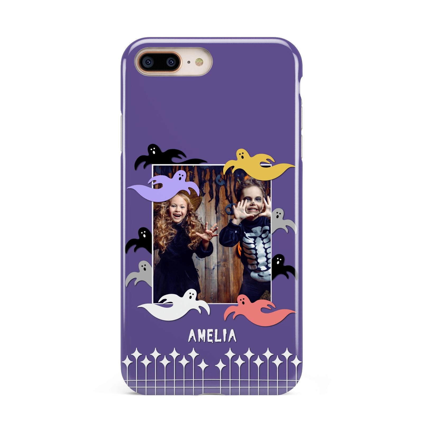 Personalised Halloween Photo Upload Apple iPhone 7 8 Plus 3D Tough Case