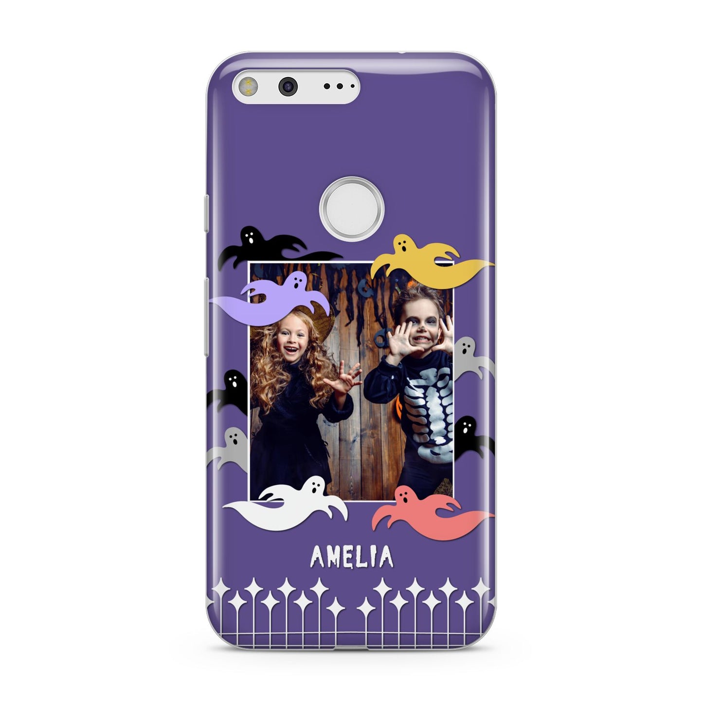 Personalised Halloween Photo Upload Google Pixel Case