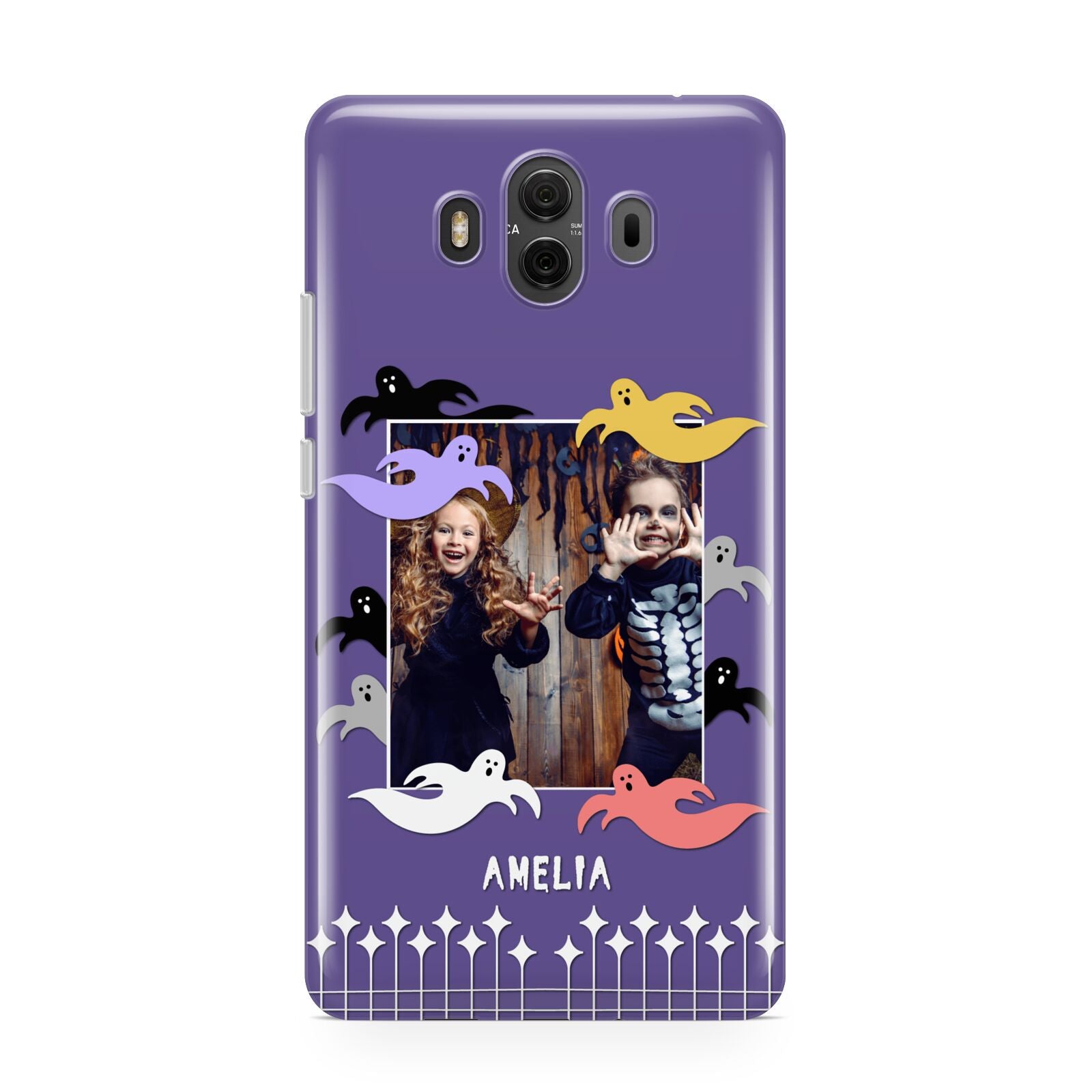 Personalised Halloween Photo Upload Huawei Mate 10 Protective Phone Case