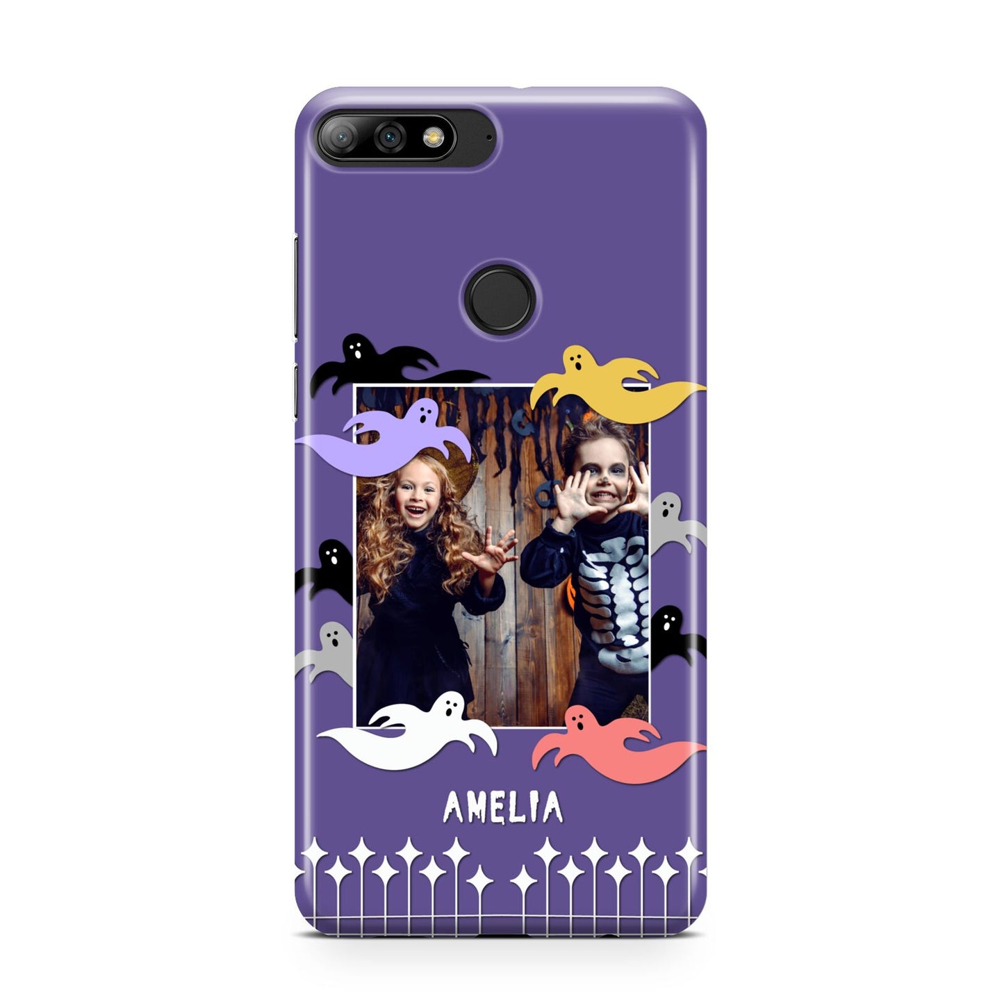 Personalised Halloween Photo Upload Huawei Y7 2018