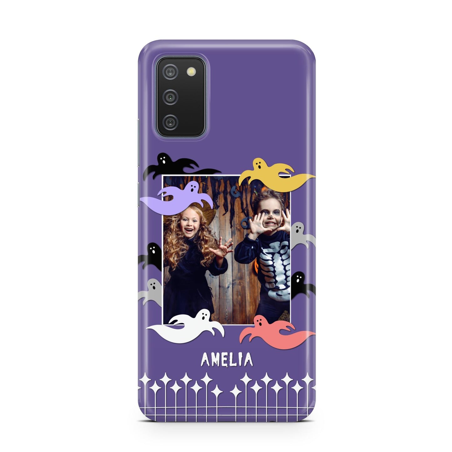 Personalised Halloween Photo Upload Samsung A02s Case