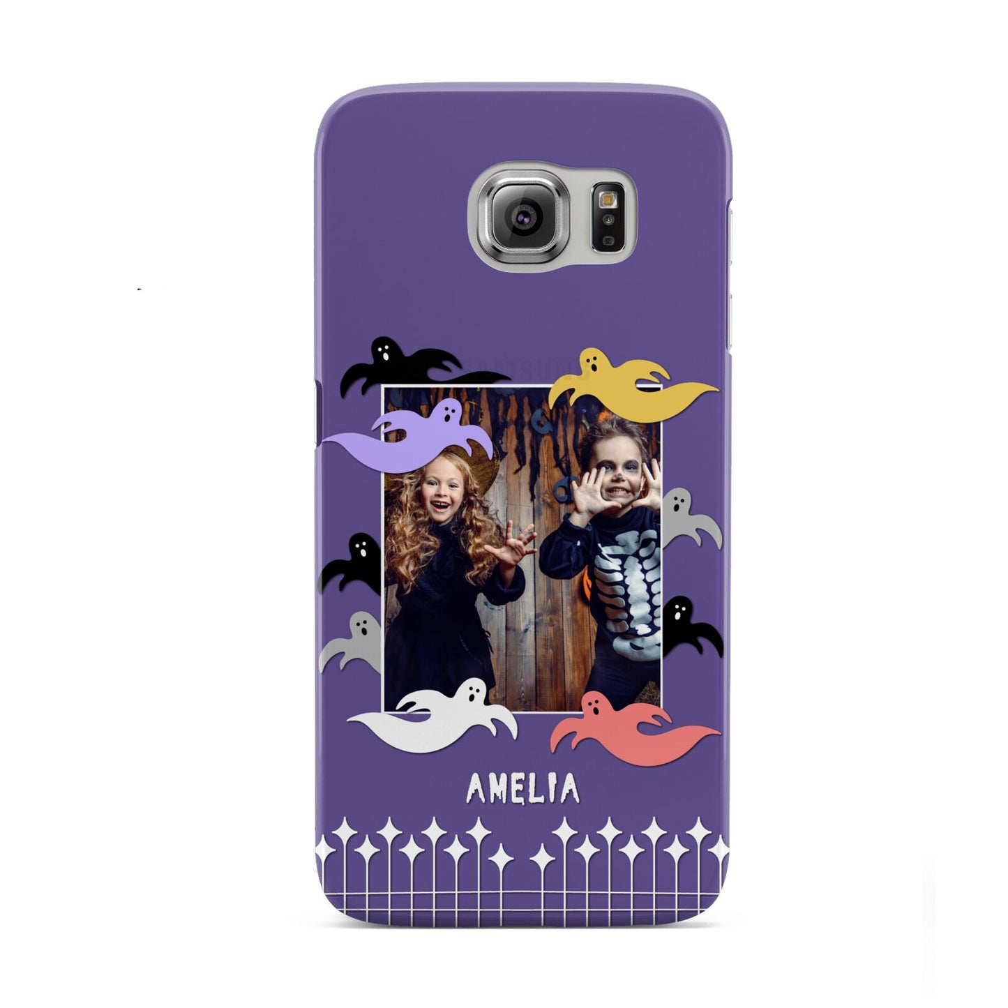 Personalised Halloween Photo Upload Samsung Galaxy S6 Case