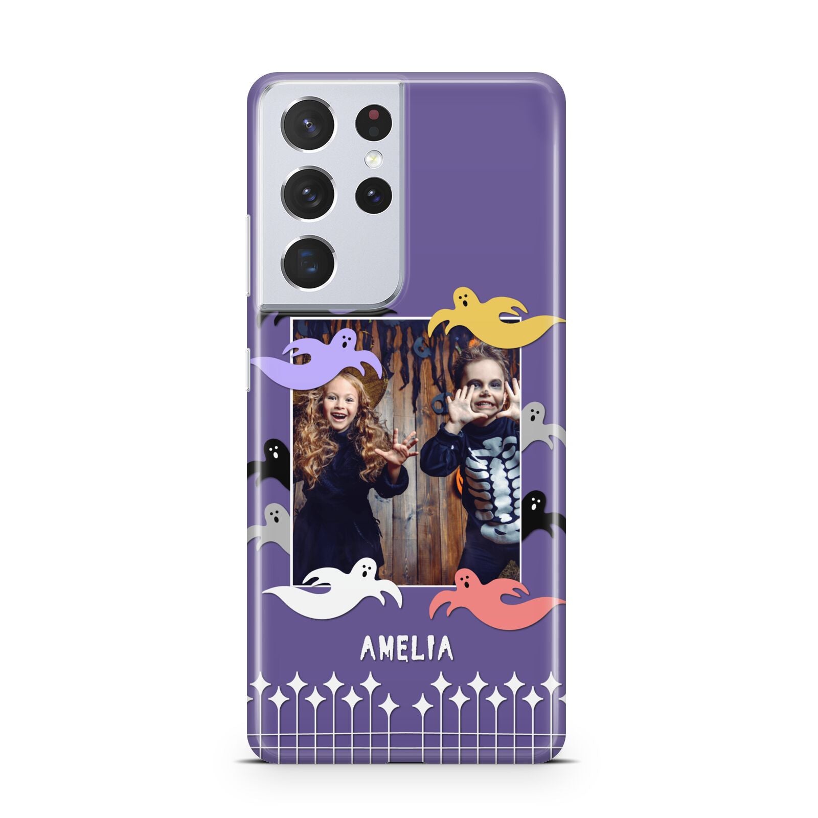 Personalised Halloween Photo Upload Samsung S21 Ultra Case