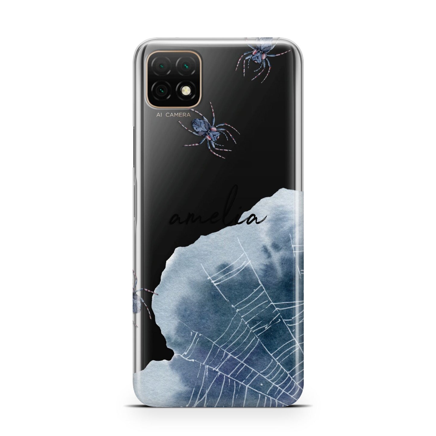 Personalised Halloween Spider Web Huawei Enjoy 20 Phone Case